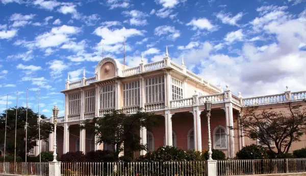 Governor's palace on the main street of Mindelo, São Vicente