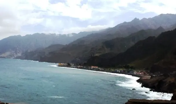 Approaching Paul village from Ribeira Grande, Santo Antão