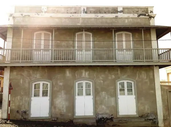 Historic sobrado house in São Filipe, Fogo
