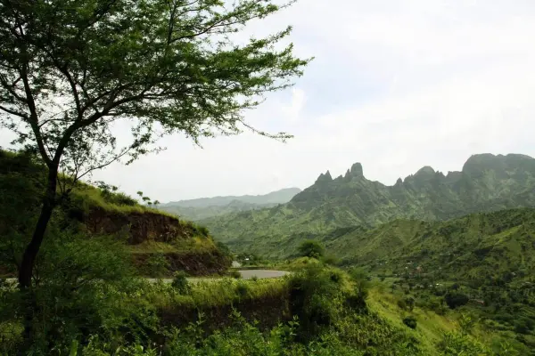 Santiago countryside on the route to Tarrafal