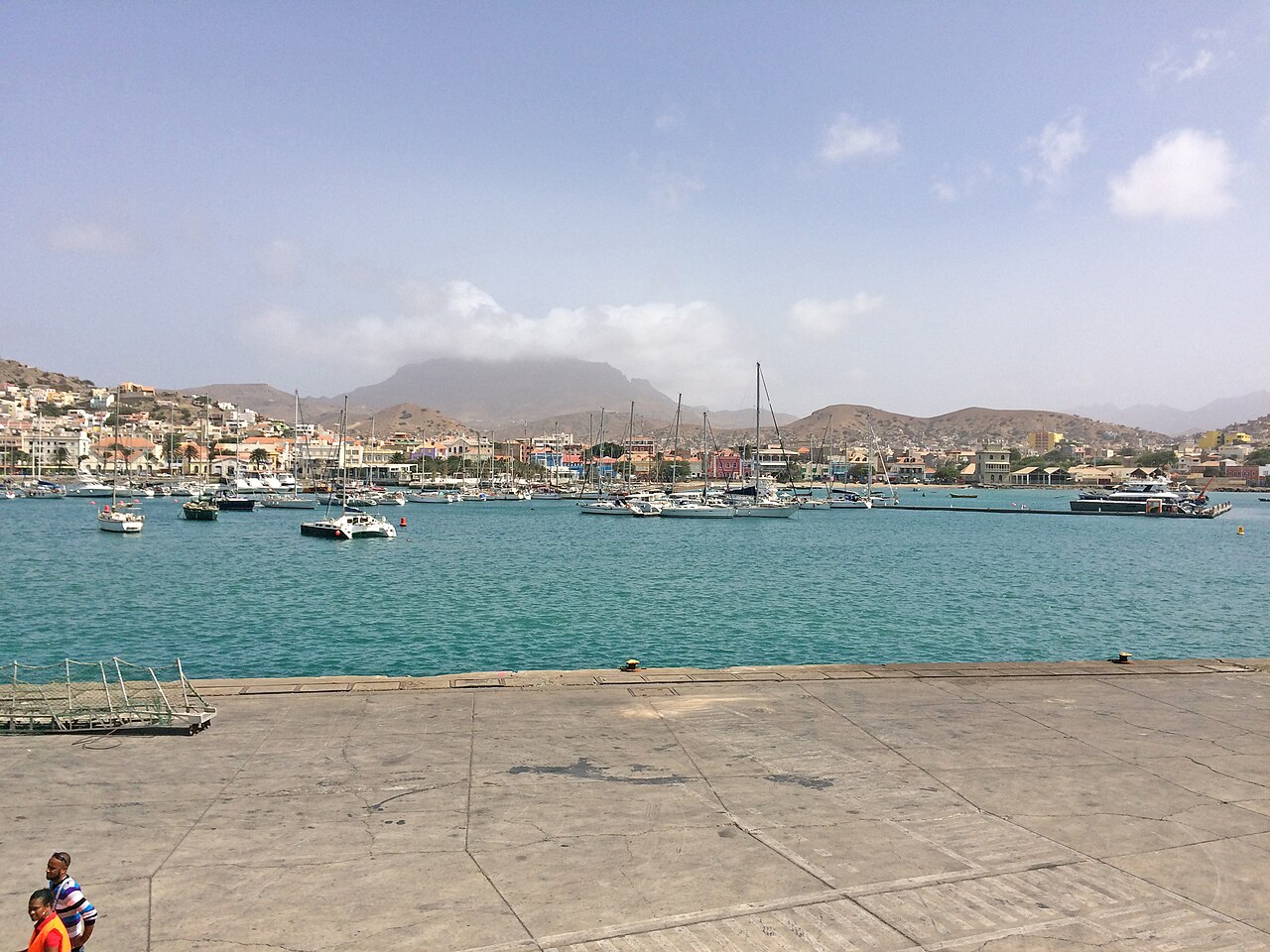 Porto Grande harbour in Mindelo, São Vicente